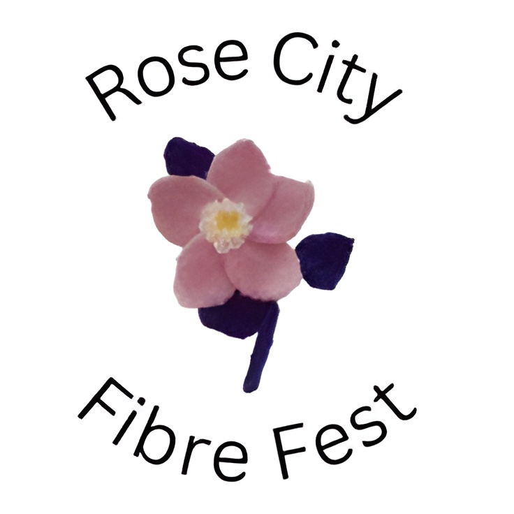 Rose City Fibre Fest Camrose Regional Exhibition Rose City Fibre Fest logo